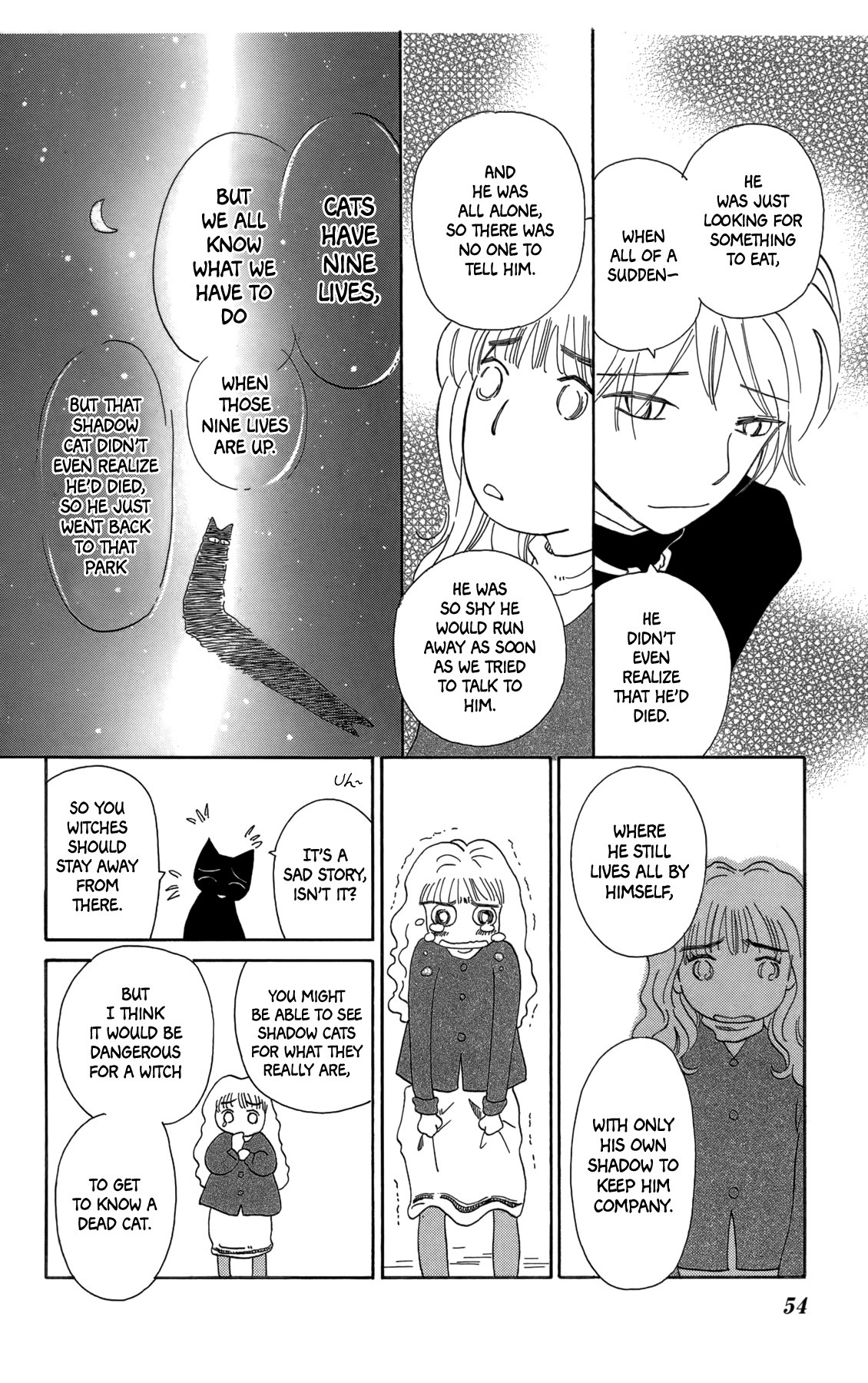 Minato Machi Neko Machi Chapter 14 page 12 - Chapter 14: Moon, Shadows, Cats