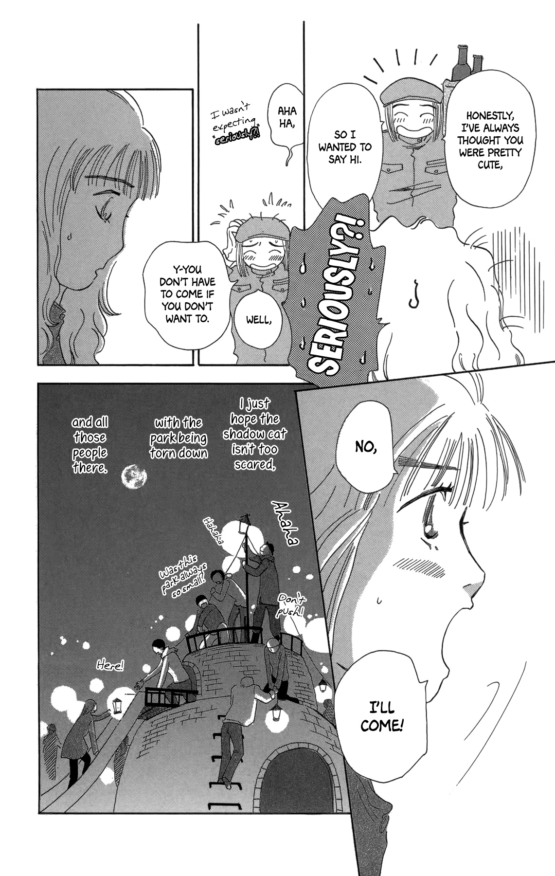Minato Machi Neko Machi Chapter 14 page 16 - Chapter 14: Moon, Shadows, Cats