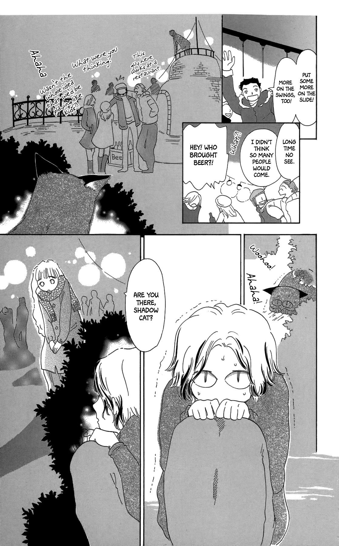 Minato Machi Neko Machi Chapter 14 page 17 - Chapter 14: Moon, Shadows, Cats