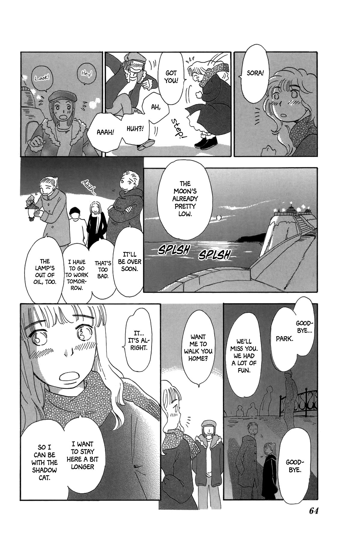 Minato Machi Neko Machi Chapter 14 page 22 - Chapter 14: Moon, Shadows, Cats
