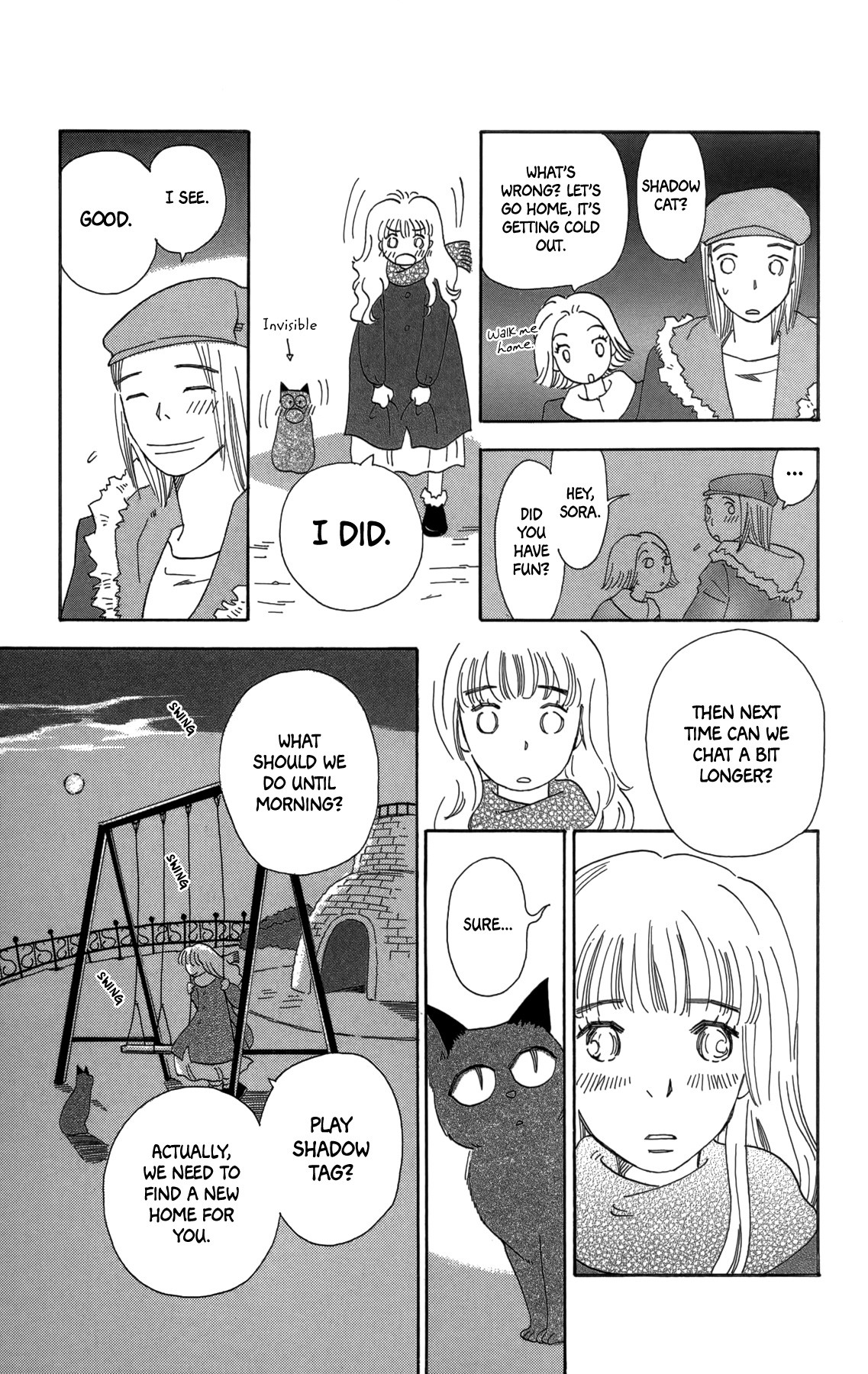 Minato Machi Neko Machi Chapter 14 page 23 - Chapter 14: Moon, Shadows, Cats