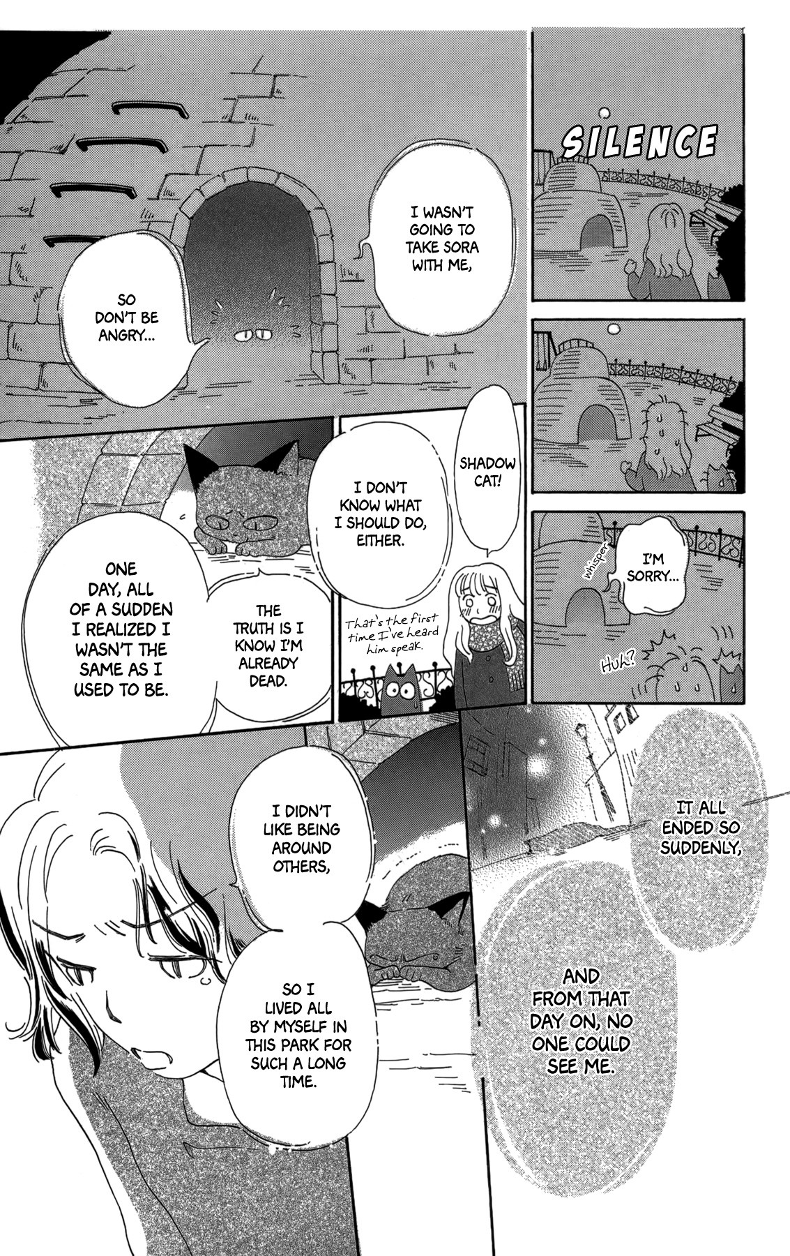 Minato Machi Neko Machi Chapter 14 page 27 - Chapter 14: Moon, Shadows, Cats