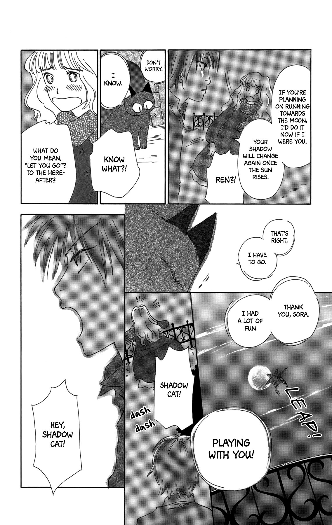 Minato Machi Neko Machi Chapter 14 page 30 - Chapter 14: Moon, Shadows, Cats