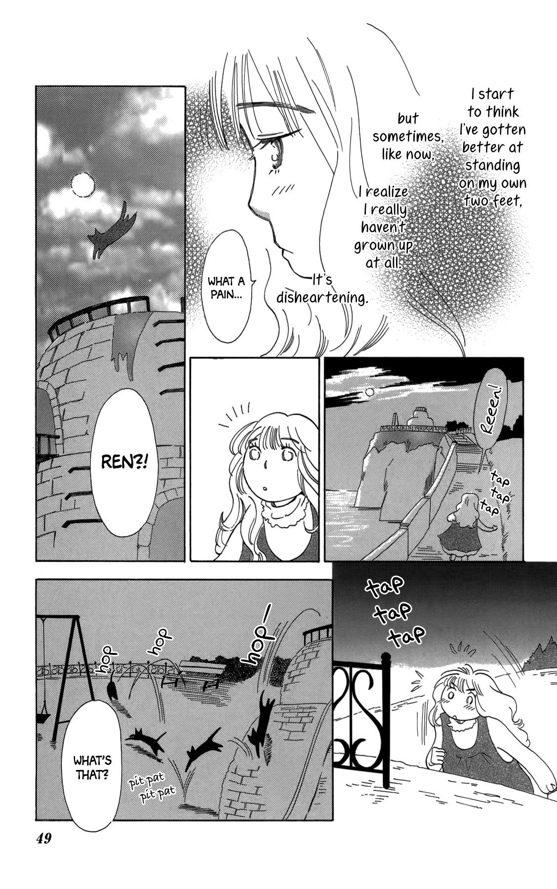 Minato Machi Neko Machi Chapter 14 page 7 - Chapter 14: Moon, Shadows, Cats