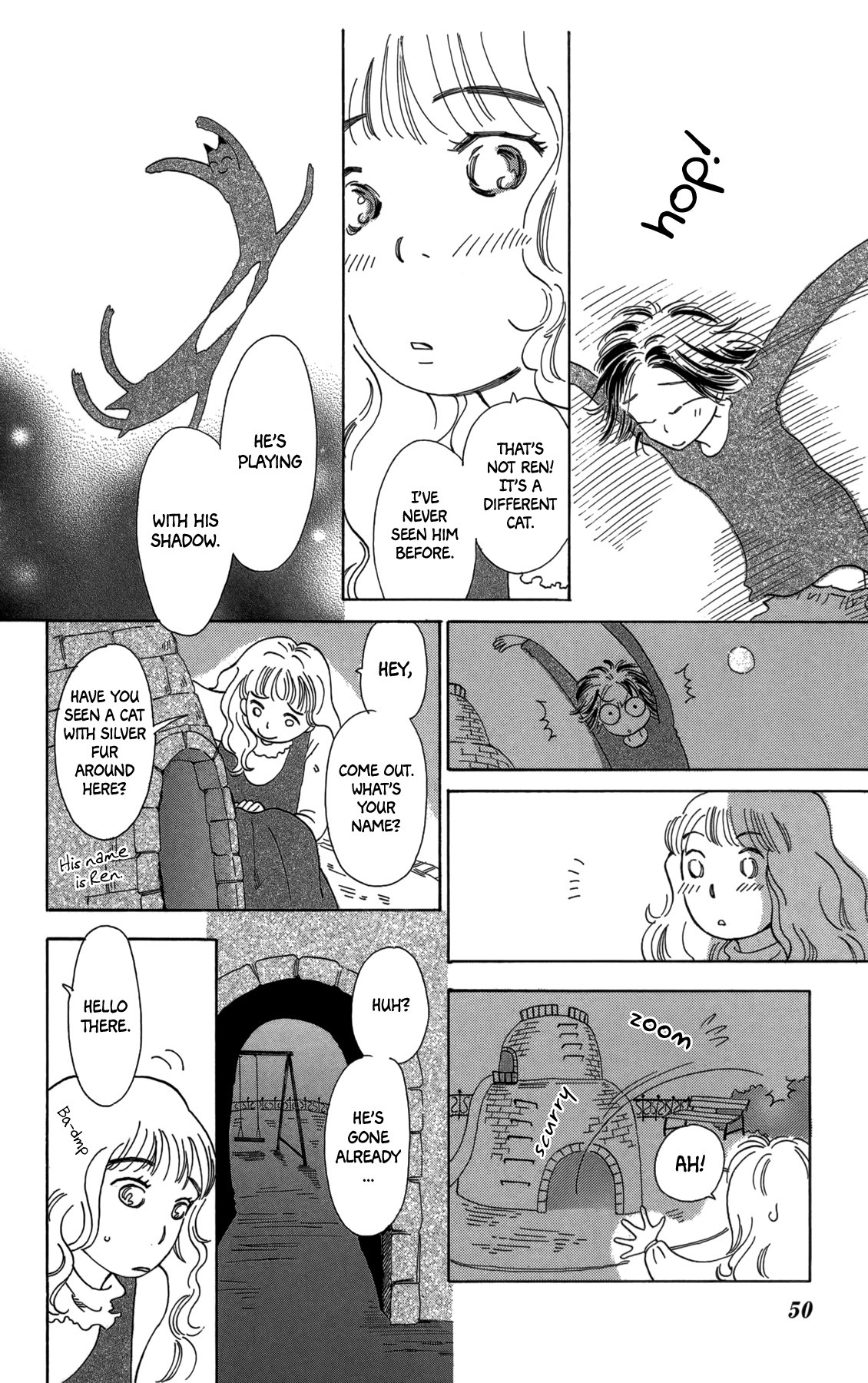 Minato Machi Neko Machi Chapter 14 page 8 - Chapter 14: Moon, Shadows, Cats