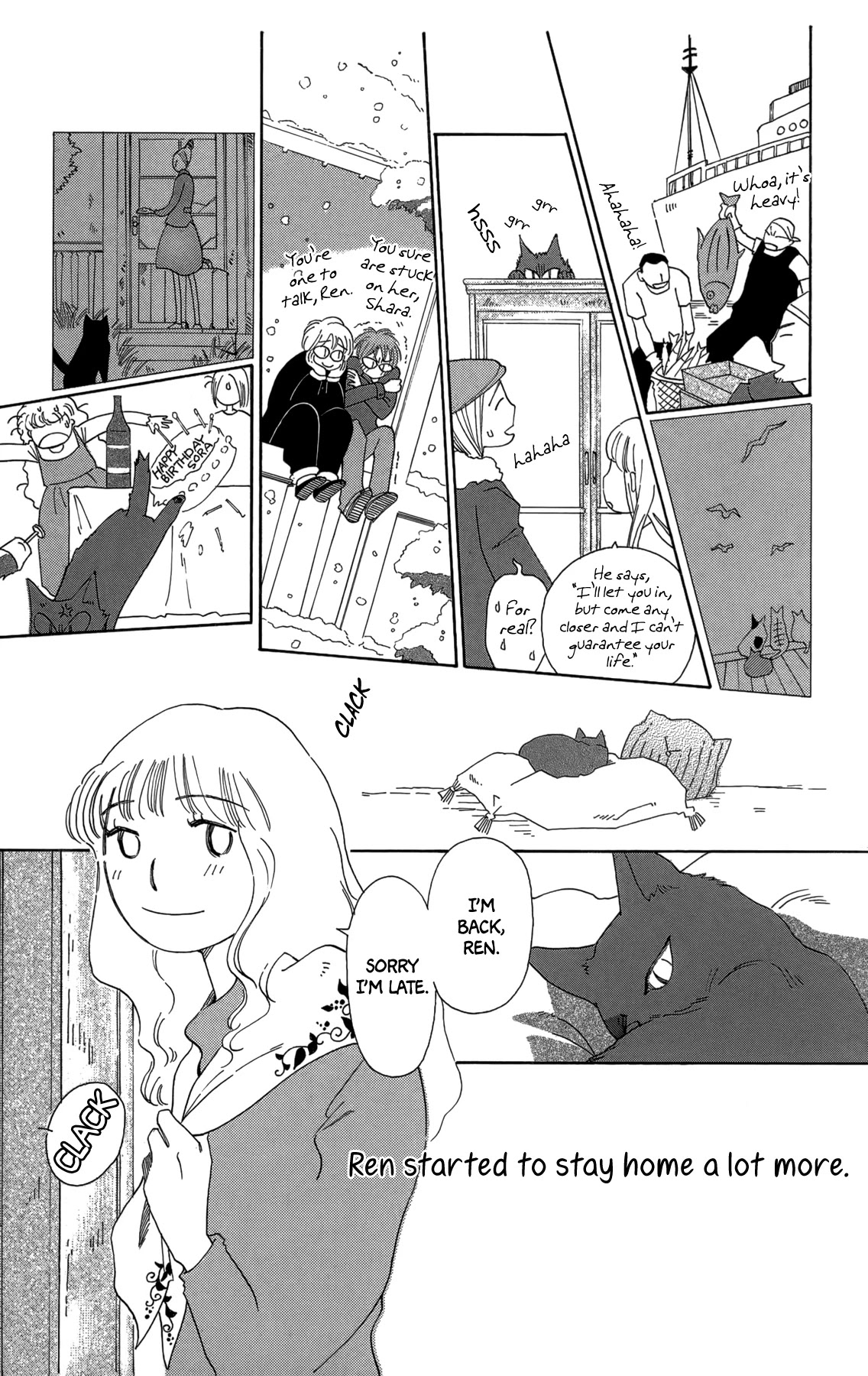 Minato Machi Neko Machi Chapter 18 page 27 - Chapter 18: The Day a Cat Doesn't Come Home [END]