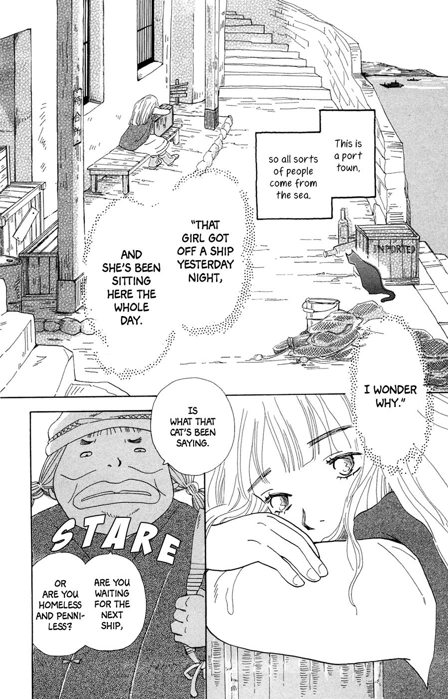 Minato Machi Neko Machi Chapter 2 page 3 - Chapter 2: The First Witch and the First Cat