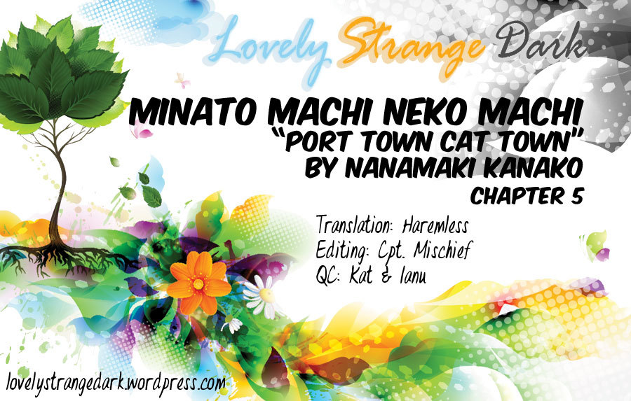 Minato Machi Neko Machi Chapter 5 page 1 - Chapter 5: The Witch on the Roof