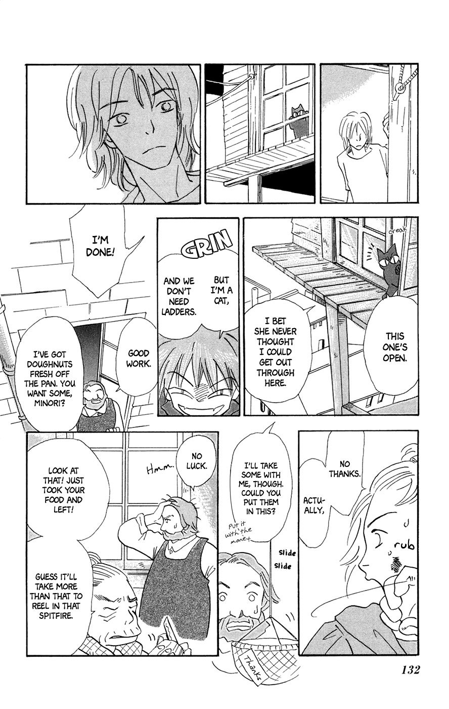 Minato Machi Neko Machi Chapter 5 page 17 - Chapter 5: The Witch on the Roof