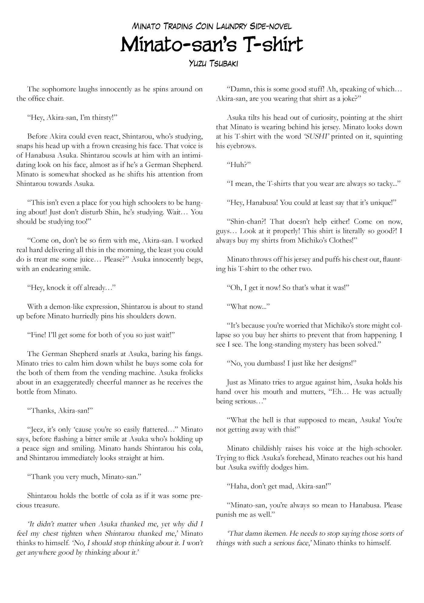 Minato Shouji Coin Laundry Chapter 10.5 page 22 - Chapter 10.5