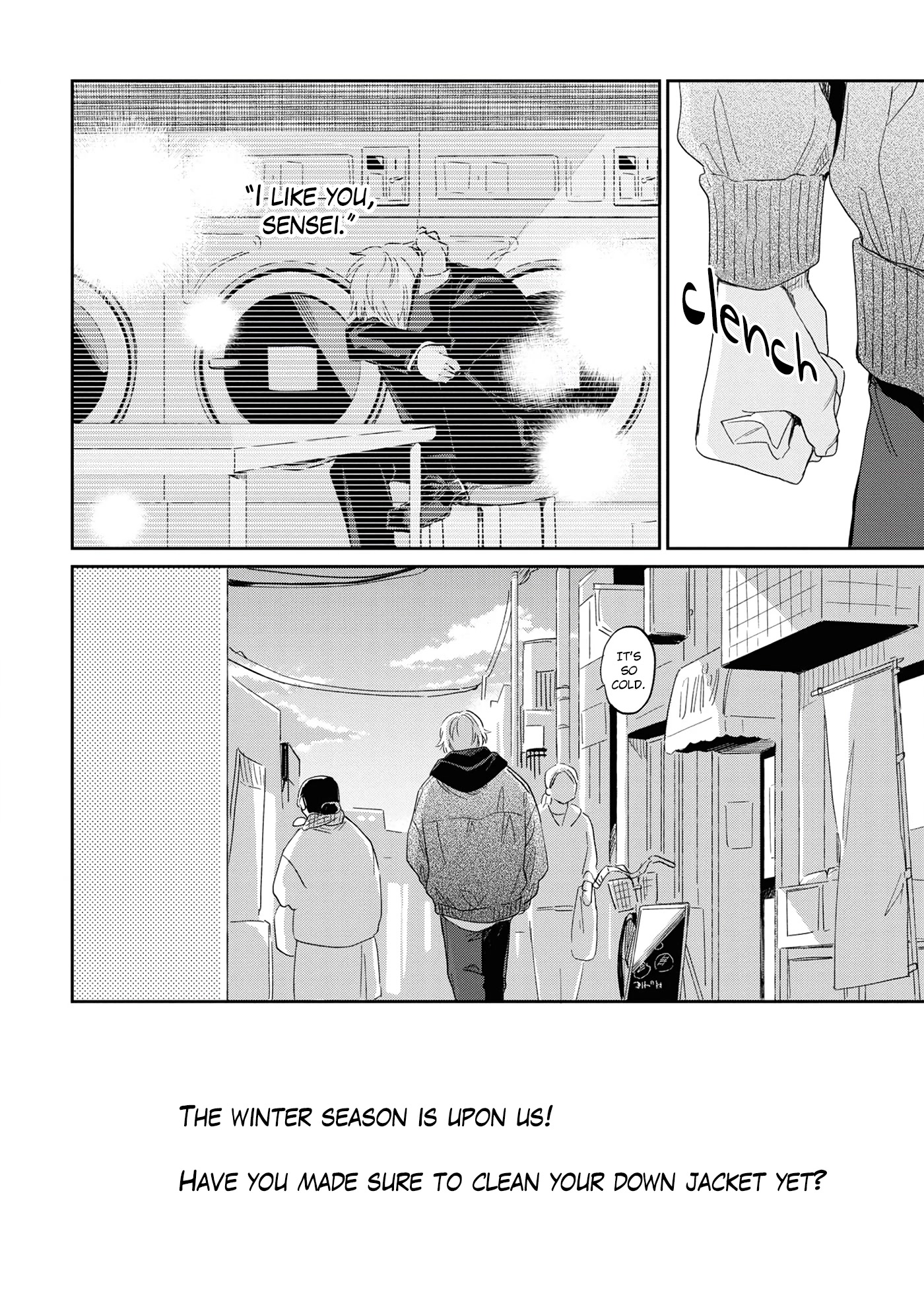 Minato Shouji Coin Laundry Chapter 11 page 38 - Chapter 11: I like you, sensei.