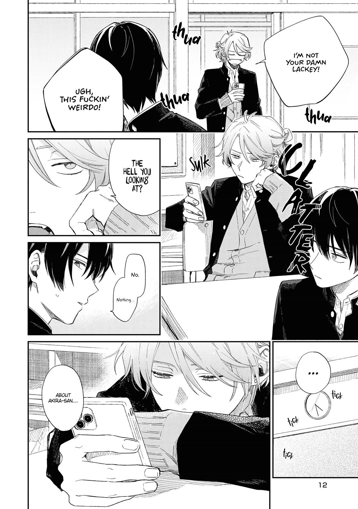 Minato Shouji Coin Laundry Chapter 15 page 14 - Chapter 15: Don't come crying to me when he attacks