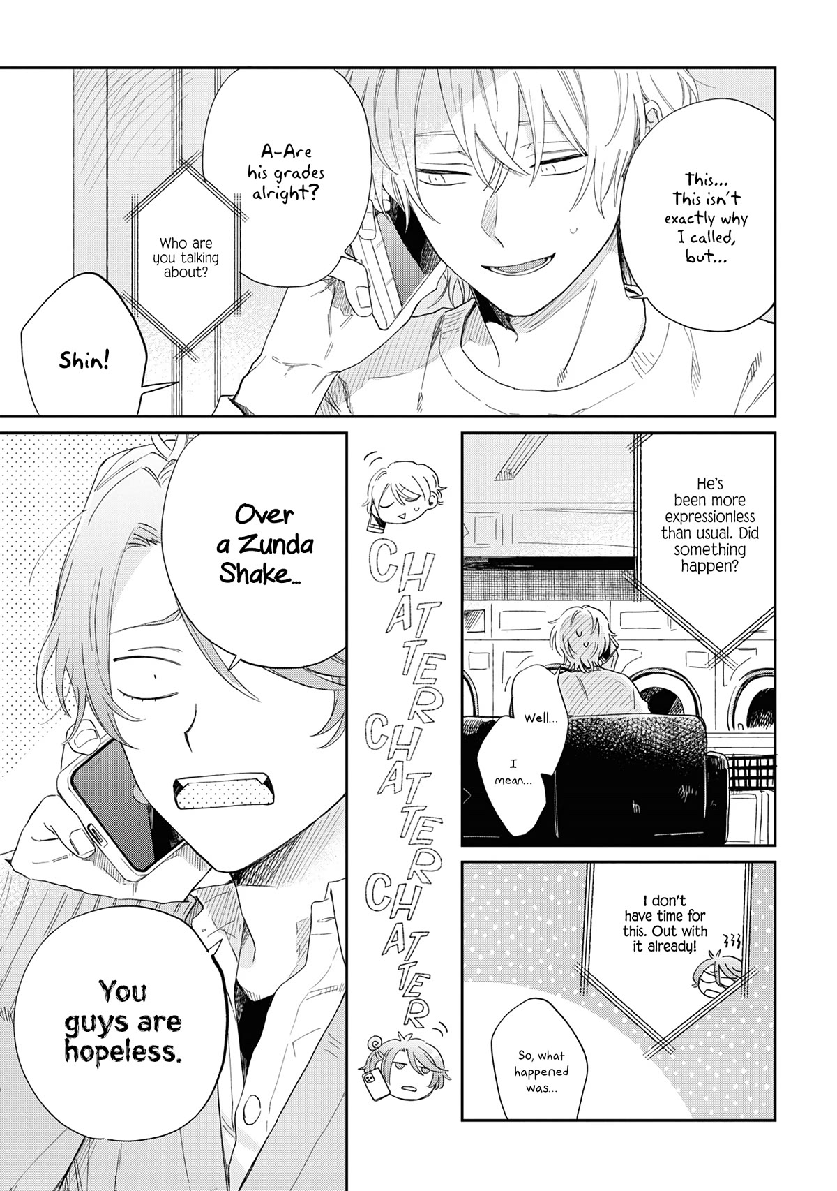 Minato Shouji Coin Laundry Chapter 15 page 19 - Chapter 15: Don't come crying to me when he attacks