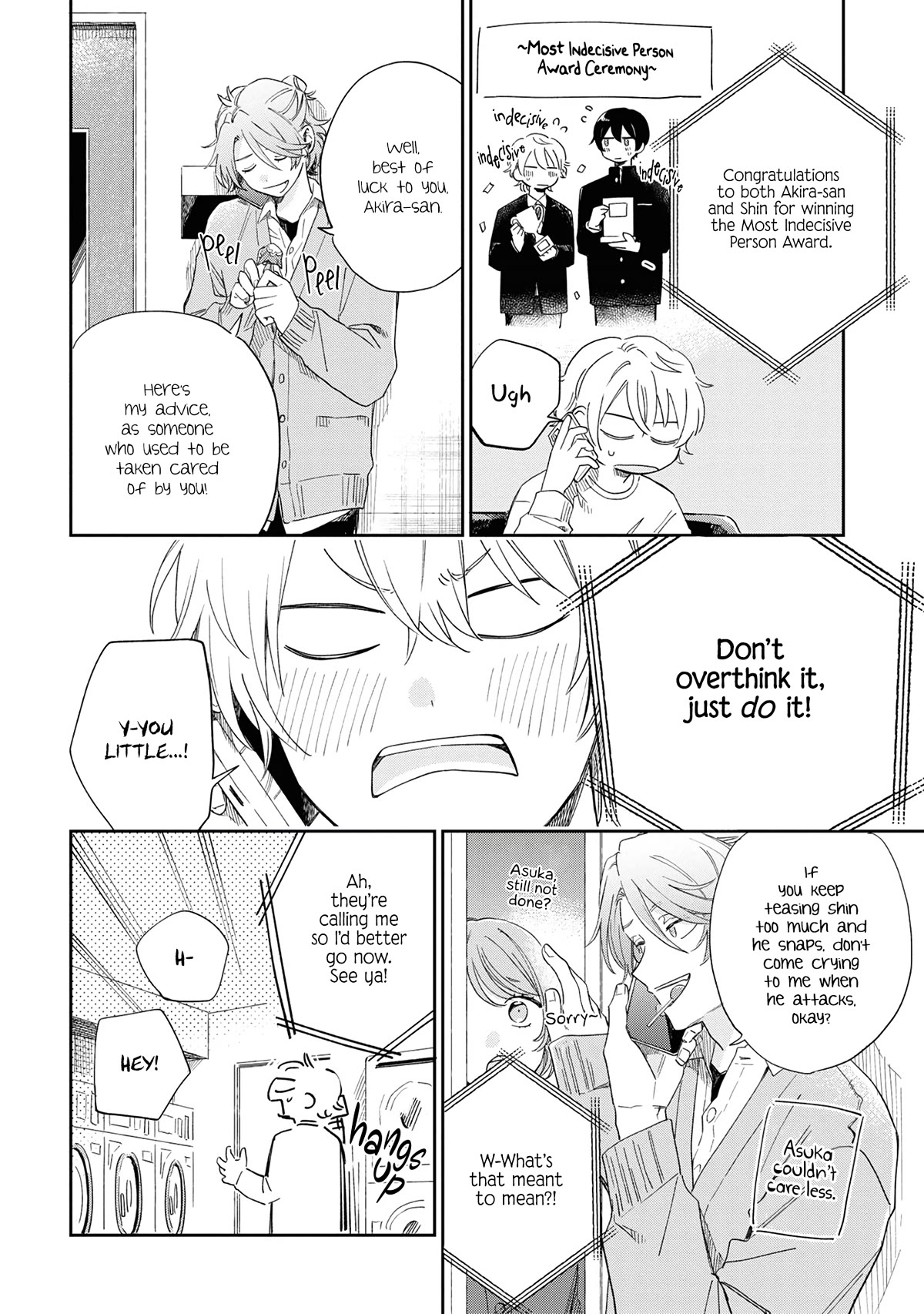 Minato Shouji Coin Laundry Chapter 15 page 20 - Chapter 15: Don't come crying to me when he attacks
