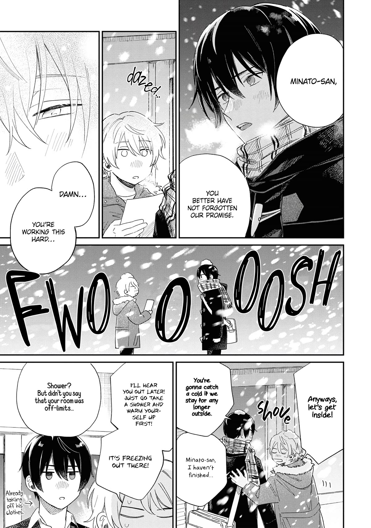 Minato Shouji Coin Laundry Chapter 15 page 27 - Chapter 15: Don't come crying to me when he attacks