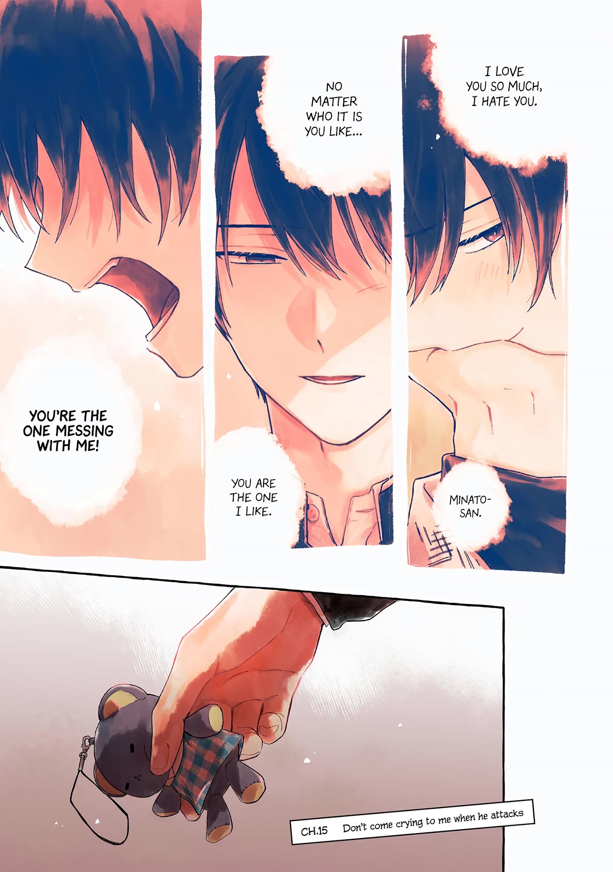 Minato Shouji Coin Laundry Chapter 15 page 4 - Chapter 15: Don't come crying to me when he attacks