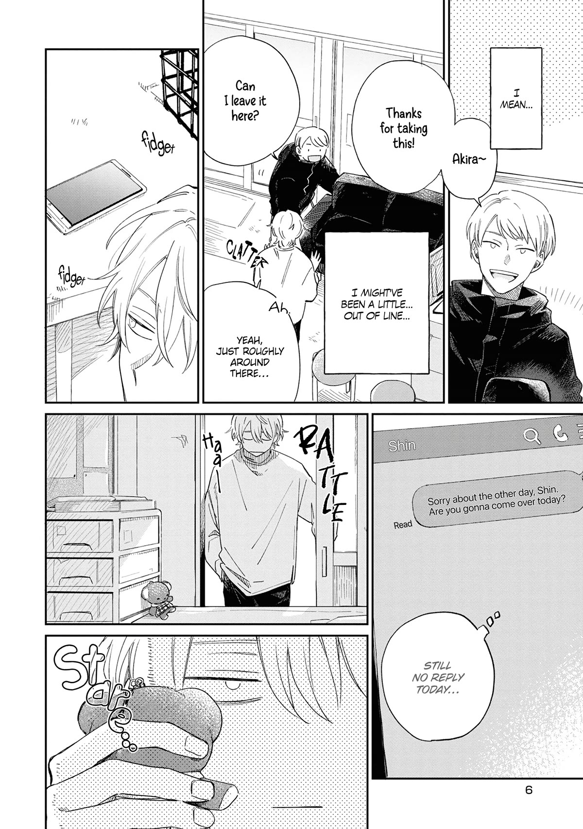 Minato Shouji Coin Laundry Chapter 15 page 8 - Chapter 15: Don't come crying to me when he attacks