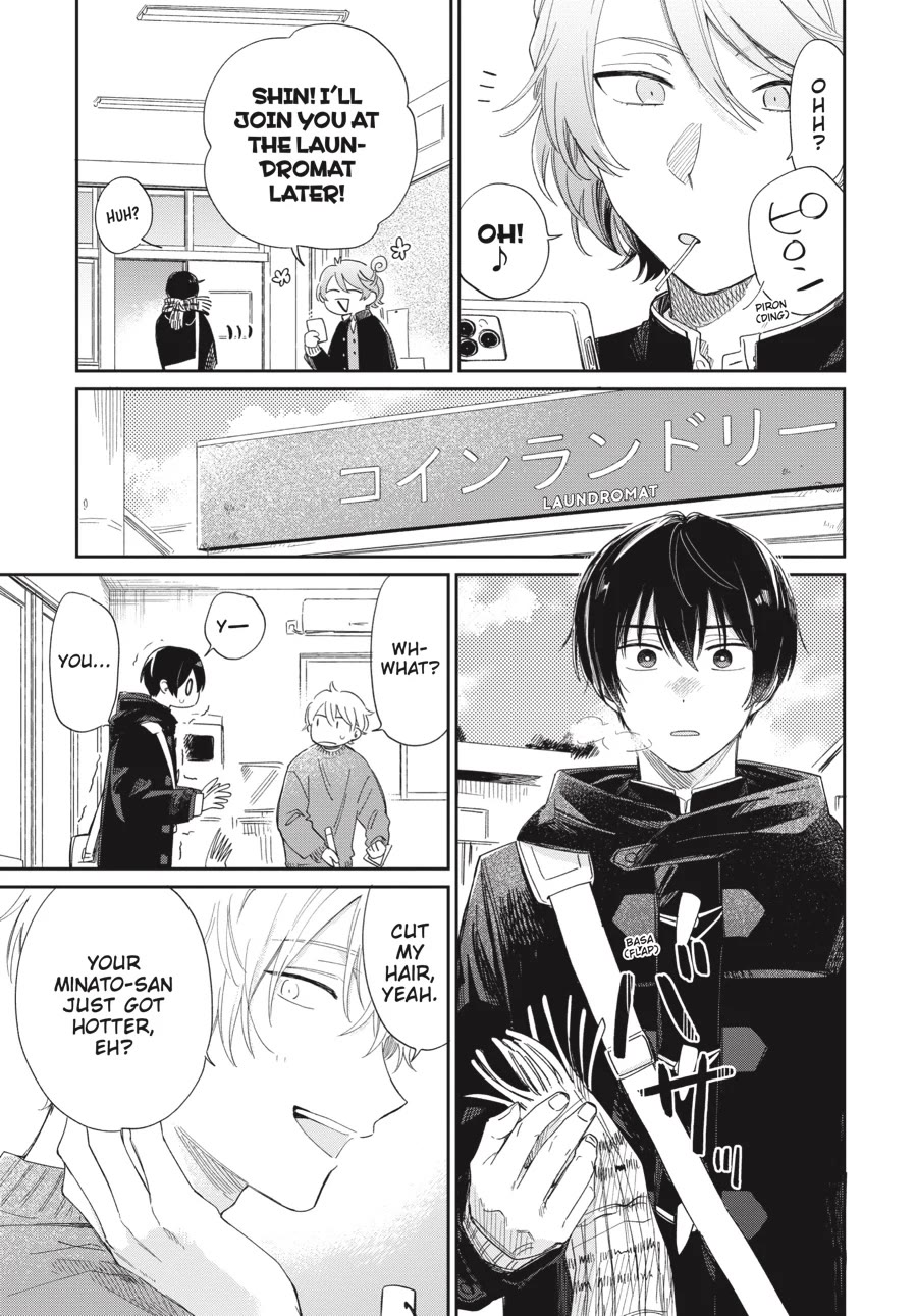 Minato Shouji Coin Laundry Chapter 17 page 9 - Chapter 17: Very good friends