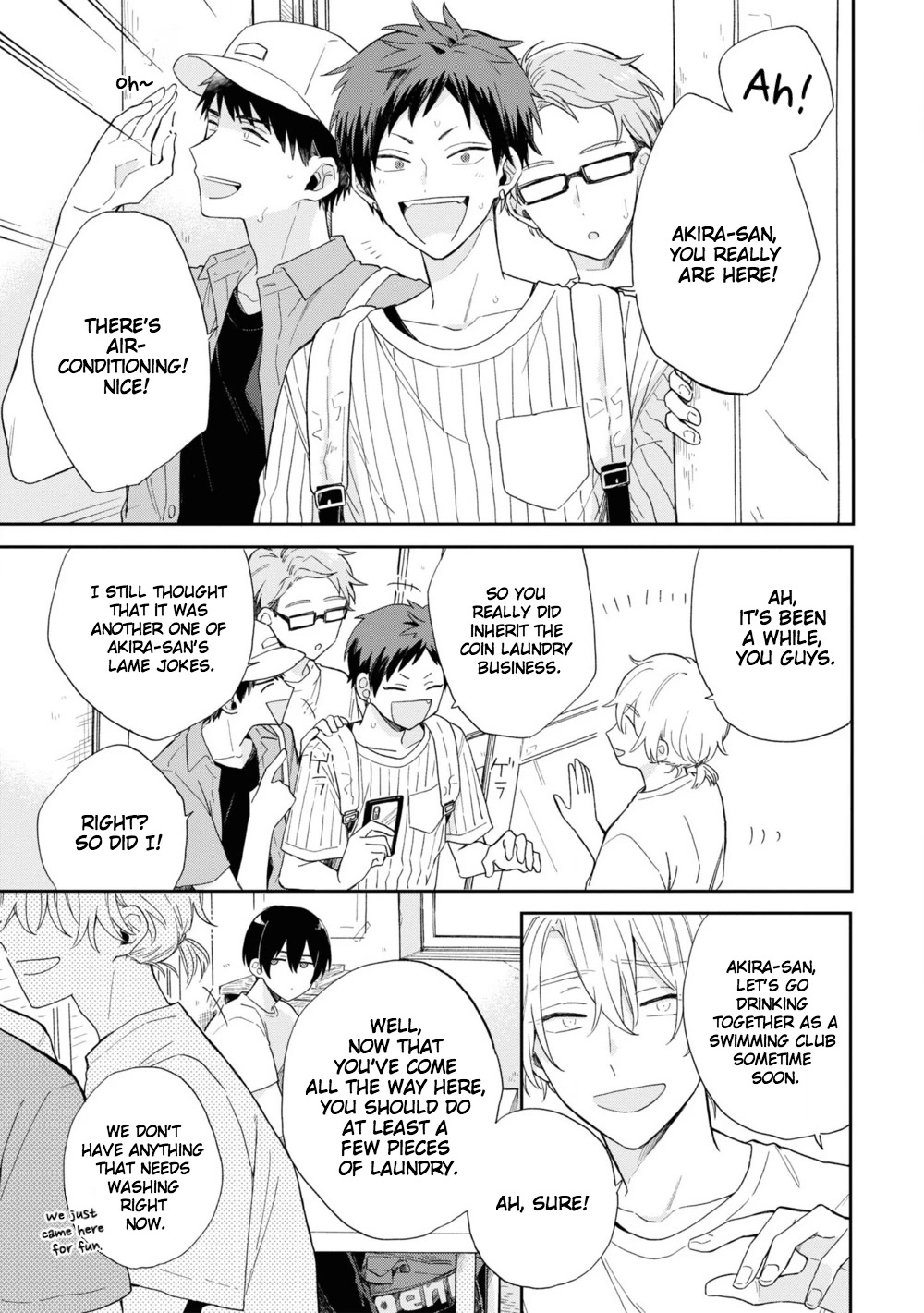 Minato Shouji Coin Laundry Chapter 2 page 11 - Chapter 2: Despite being friends, I still can't pay a visit.