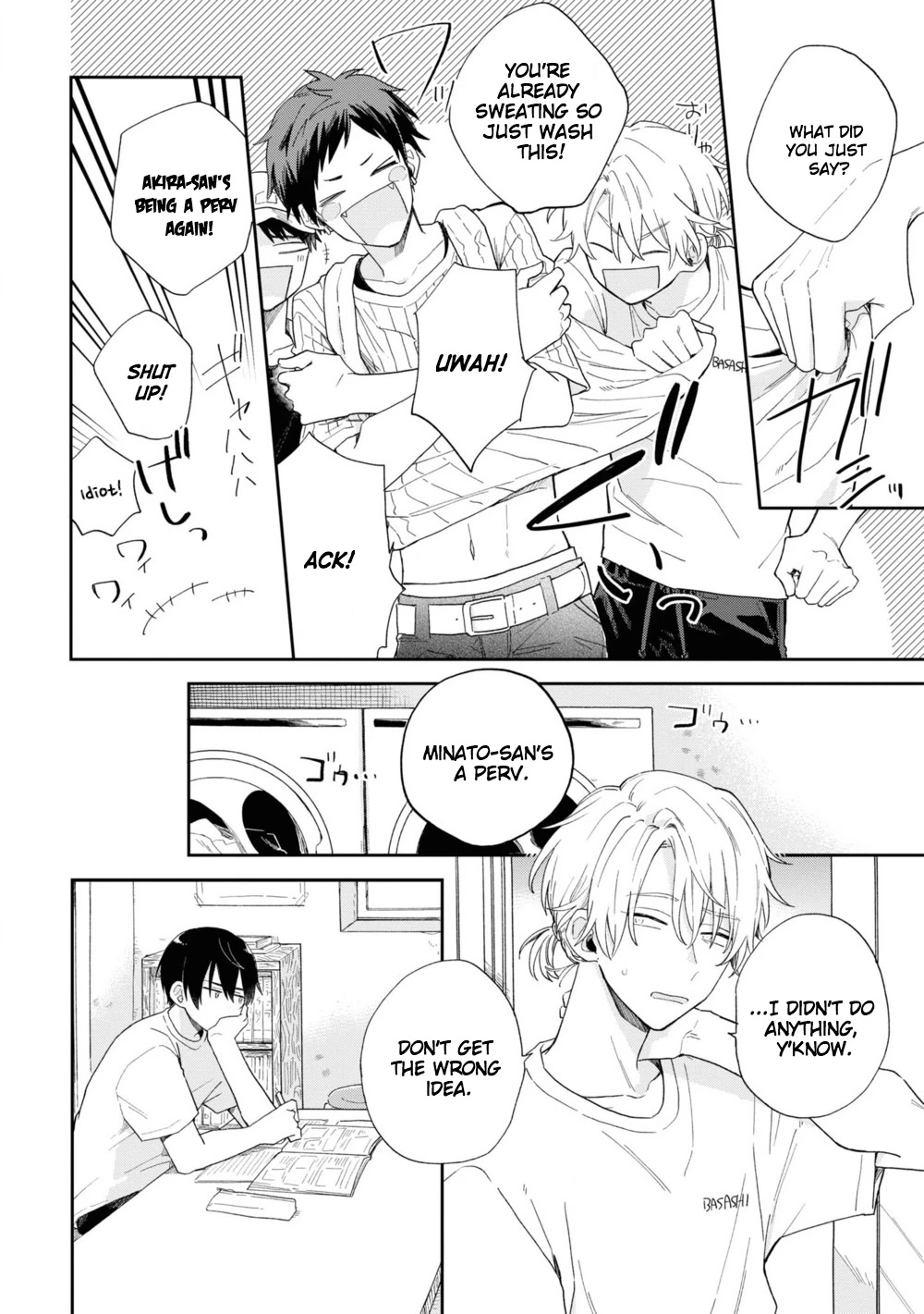 Minato Shouji Coin Laundry Chapter 2 page 12 - Chapter 2: Despite being friends, I still can't pay a visit.