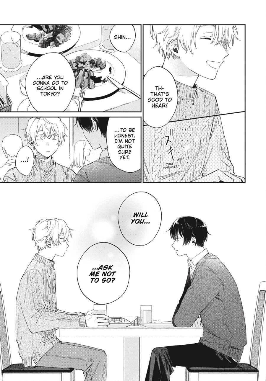 Minato Shouji Coin Laundry Chapter 22 page 11 - Chapter 22: Will you ask me not to go?