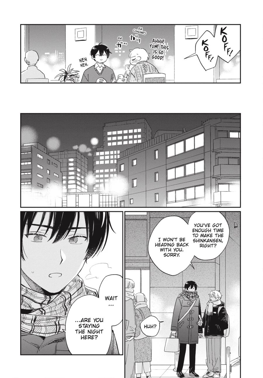 Minato Shouji Coin Laundry Chapter 22 page 16 - Chapter 22: Will you ask me not to go?