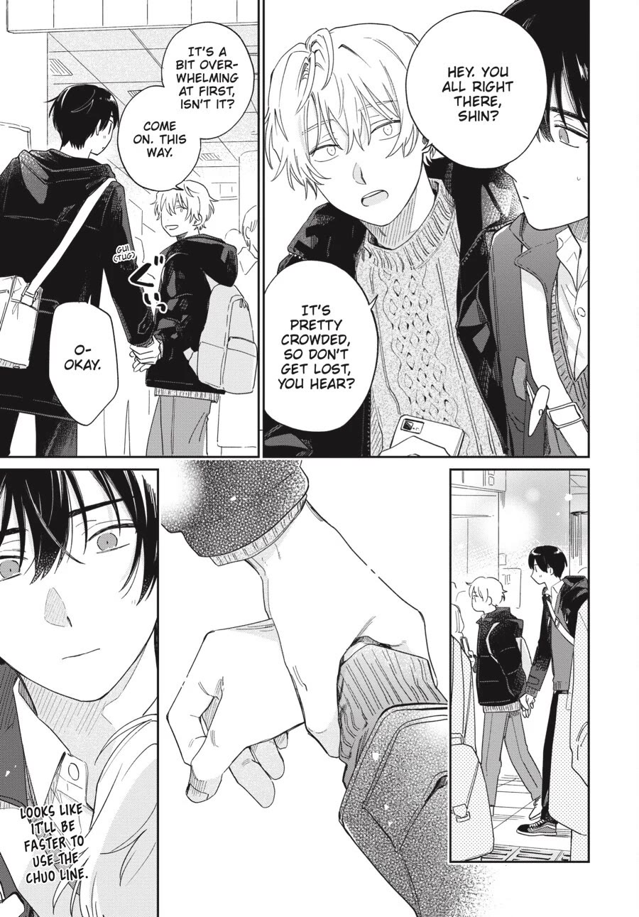 Minato Shouji Coin Laundry Chapter 22 page 3 - Chapter 22: Will you ask me not to go?