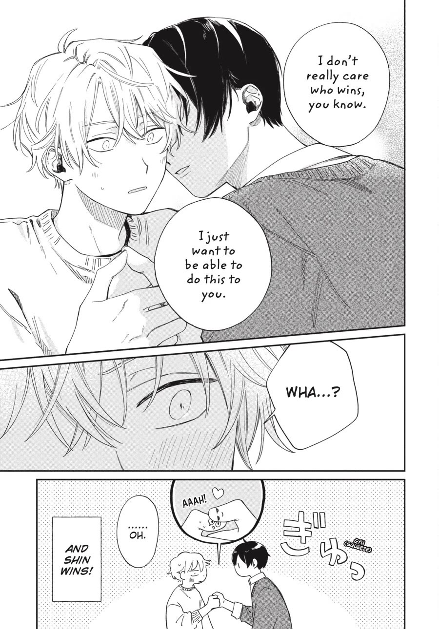 Minato Shouji Coin Laundry Chapter 23.5 page 7 - Chapter 23.5: Bonus comic: Thumb wrestling with Minato-san