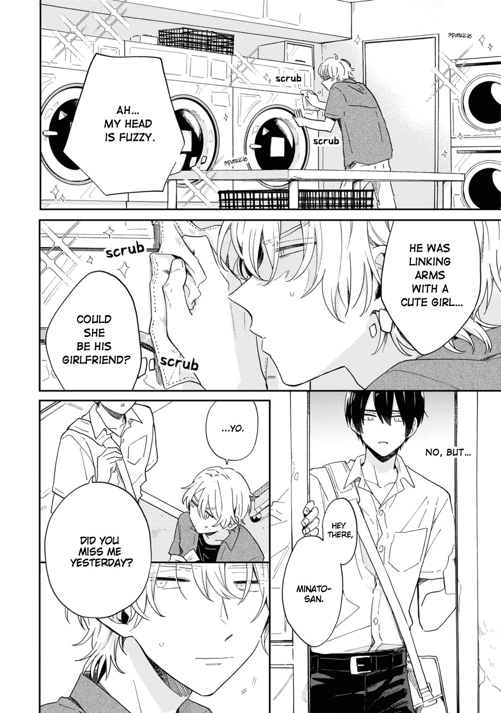 Minato Shouji Coin Laundry Chapter 3 page 14 - Chapter 3: Then, tell me, do you like or hate me?