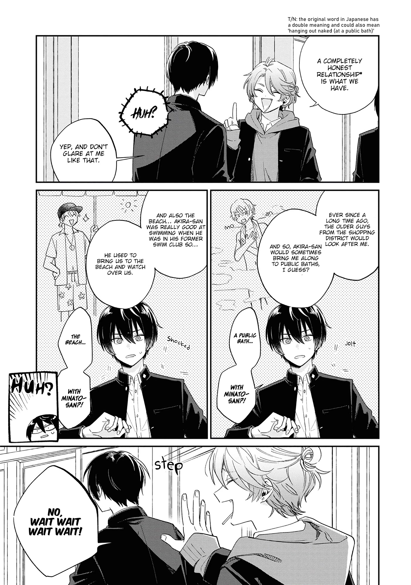 Minato Shouji Coin Laundry Chapter 8 page 11 - Chapter 8: Such a stupid guy.