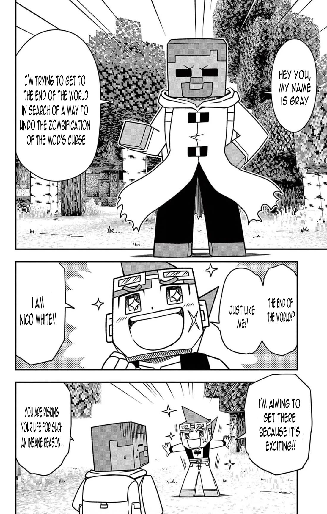 Minecraft: Journey to the World’s End Chapter 2 page 11 - Chapter 2: Meeting a new friend
