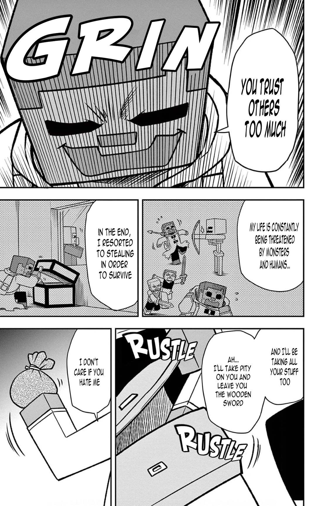 Minecraft: Journey to the World’s End Chapter 2 page 16 - Chapter 2: Meeting a new friend