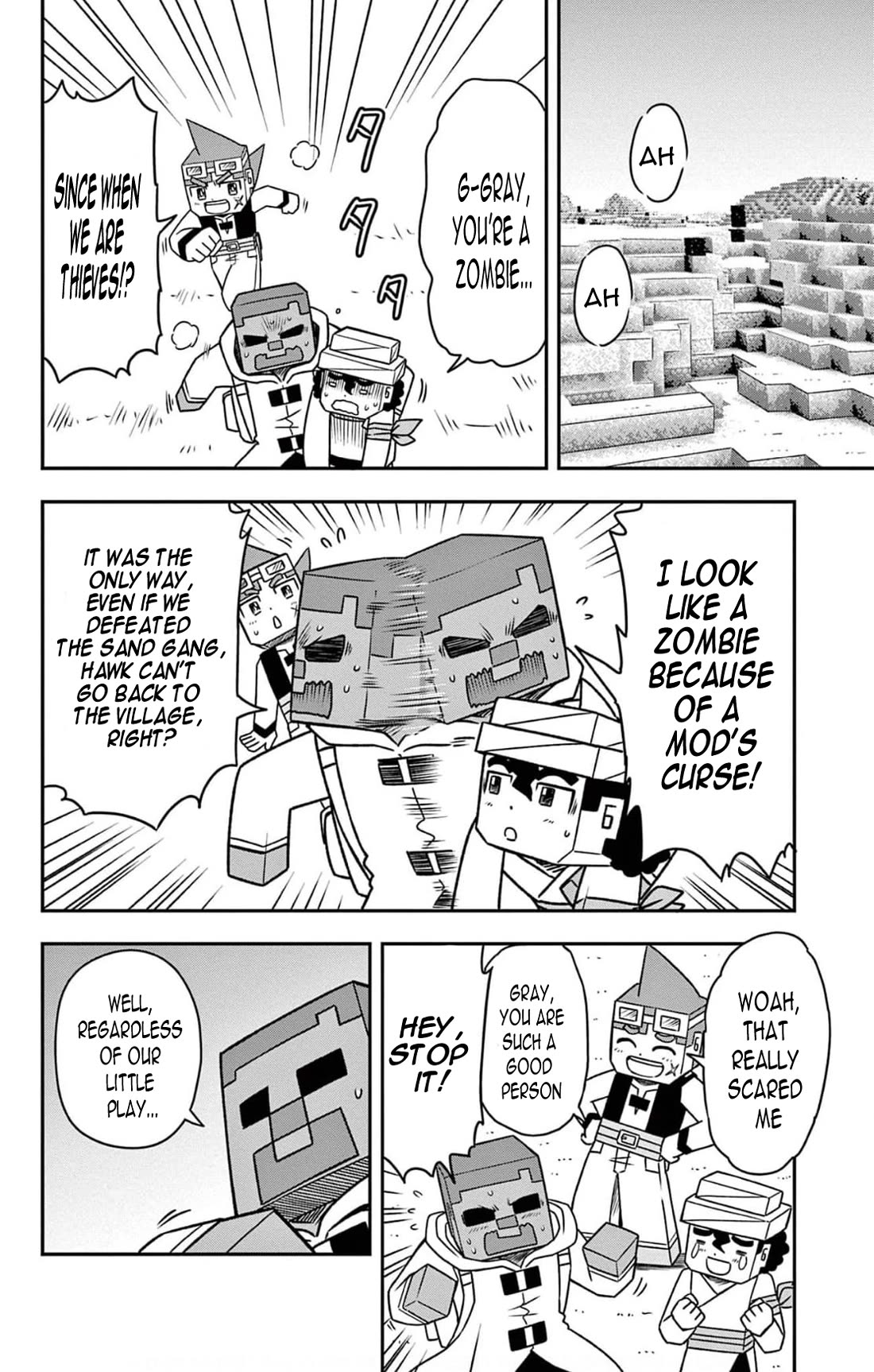 Minecraft: Journey to the World’s End Chapter 3 page 15 - Chapter 3: Defeat the desert bandits!