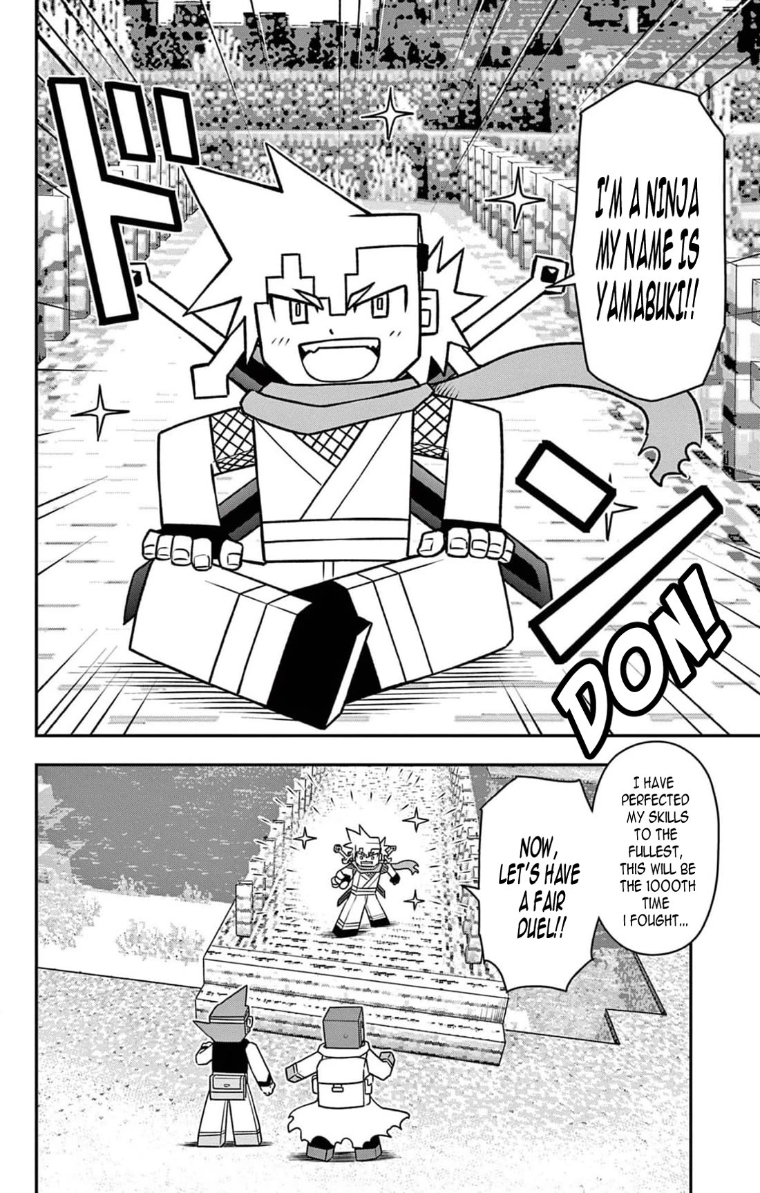 Minecraft: Journey to the World’s End Chapter 5 page 10 - Chapter 5: The dual wielding ninja's test of skill