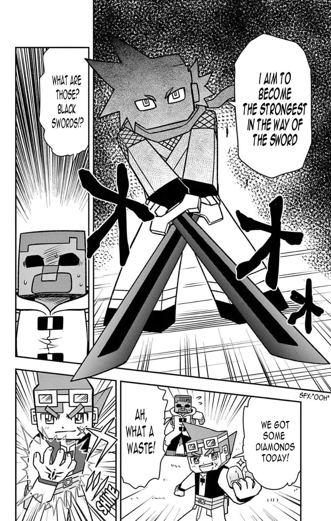 Minecraft: Journey to the World’s End Chapter 5 page 12 - Chapter 5: The dual wielding ninja's test of skill