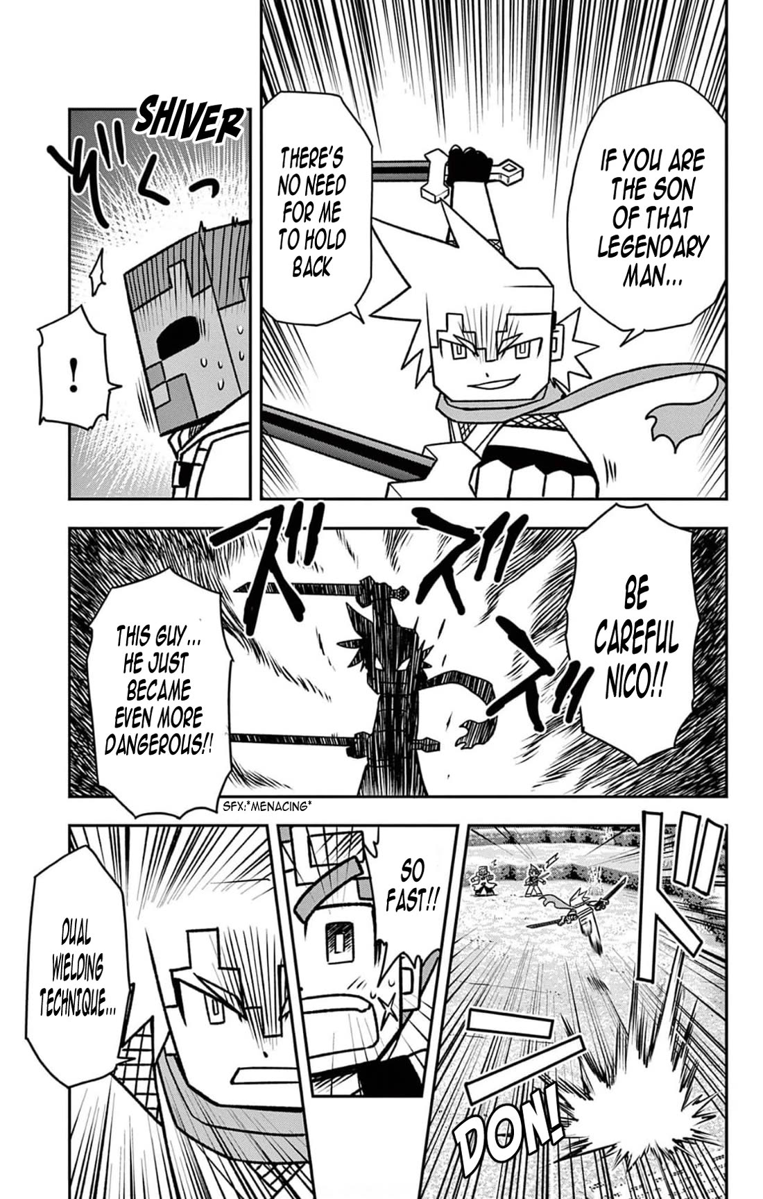 Minecraft: Journey to the World’s End Chapter 5 page 17 - Chapter 5: The dual wielding ninja's test of skill