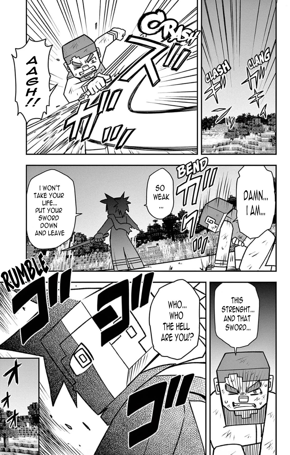 Minecraft: Journey to the World’s End Chapter 5 page 2 - Chapter 5: The dual wielding ninja's test of skill
