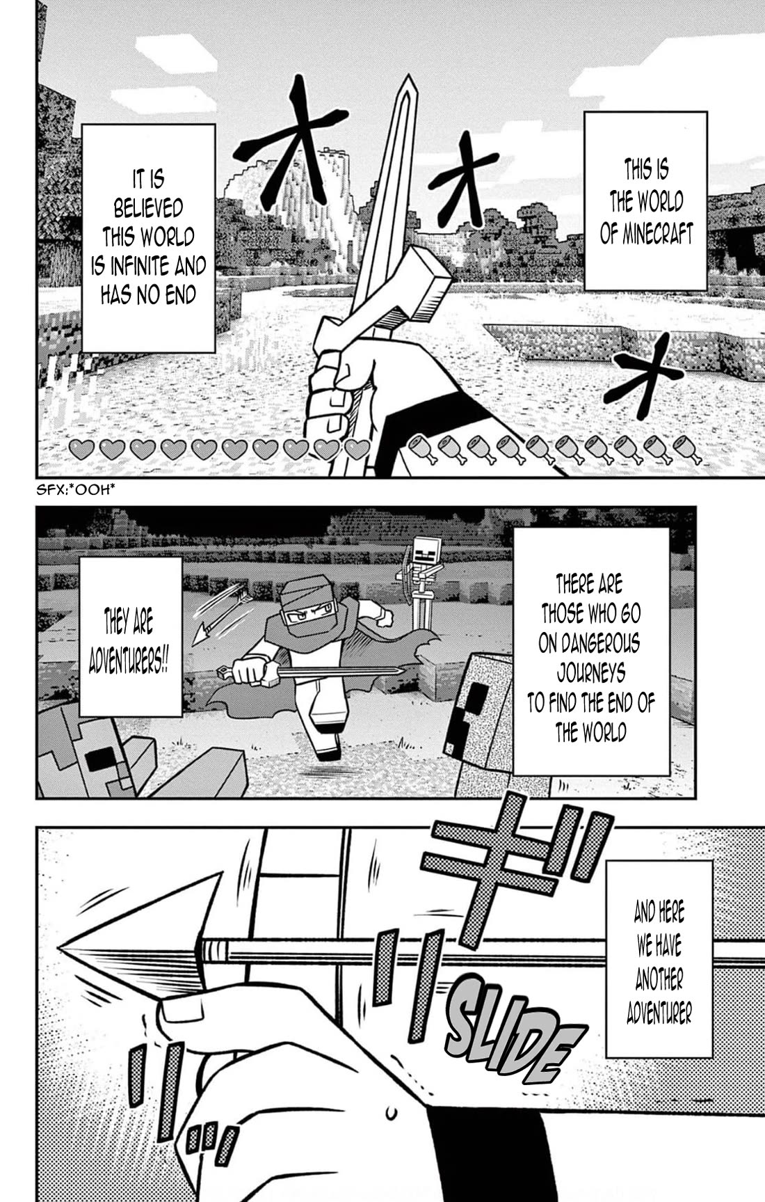 Minecraft: Journey to the World’s End Chapter 5 page 3 - Chapter 5: The dual wielding ninja's test of skill