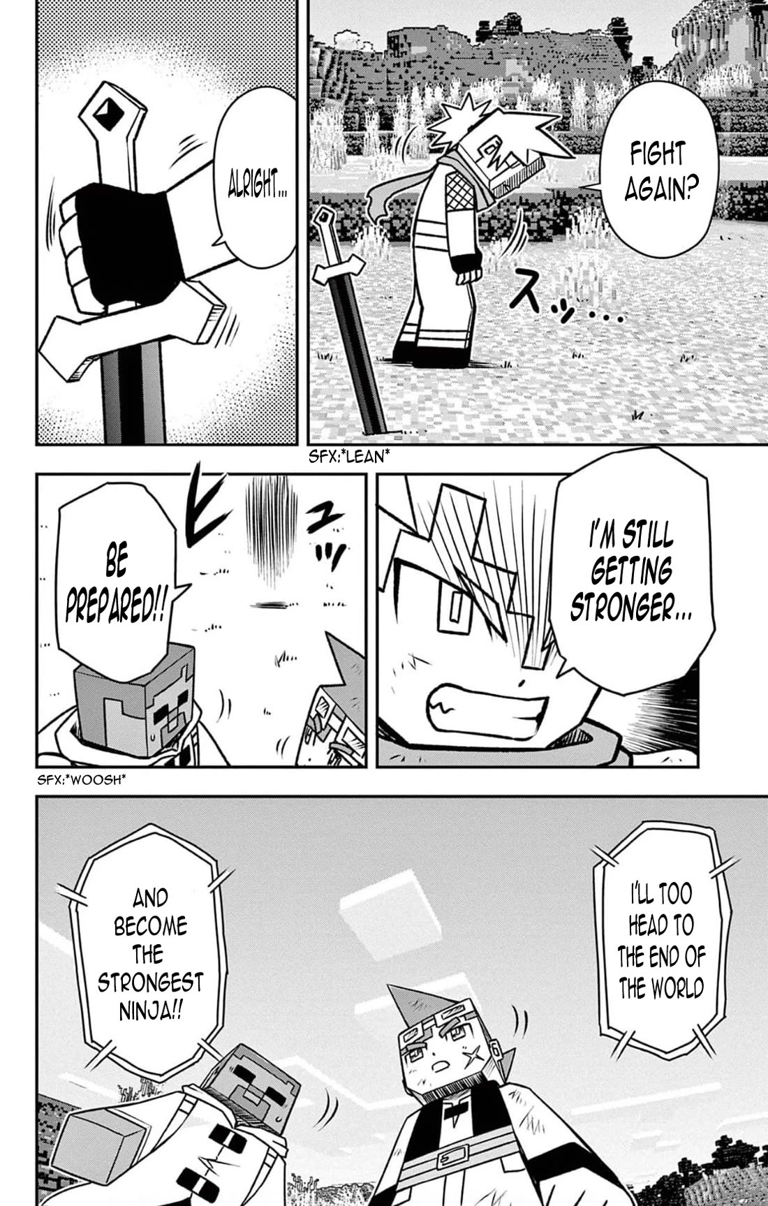 Minecraft: Journey to the World’s End Chapter 5 page 32 - Chapter 5: The dual wielding ninja's test of skill
