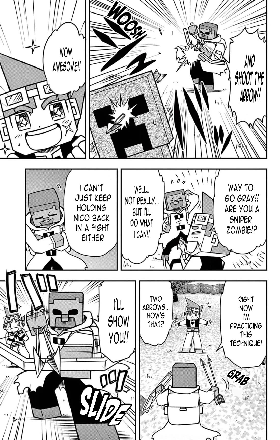 Minecraft: Journey to the World’s End Chapter 5 page 6 - Chapter 5: The dual wielding ninja's test of skill
