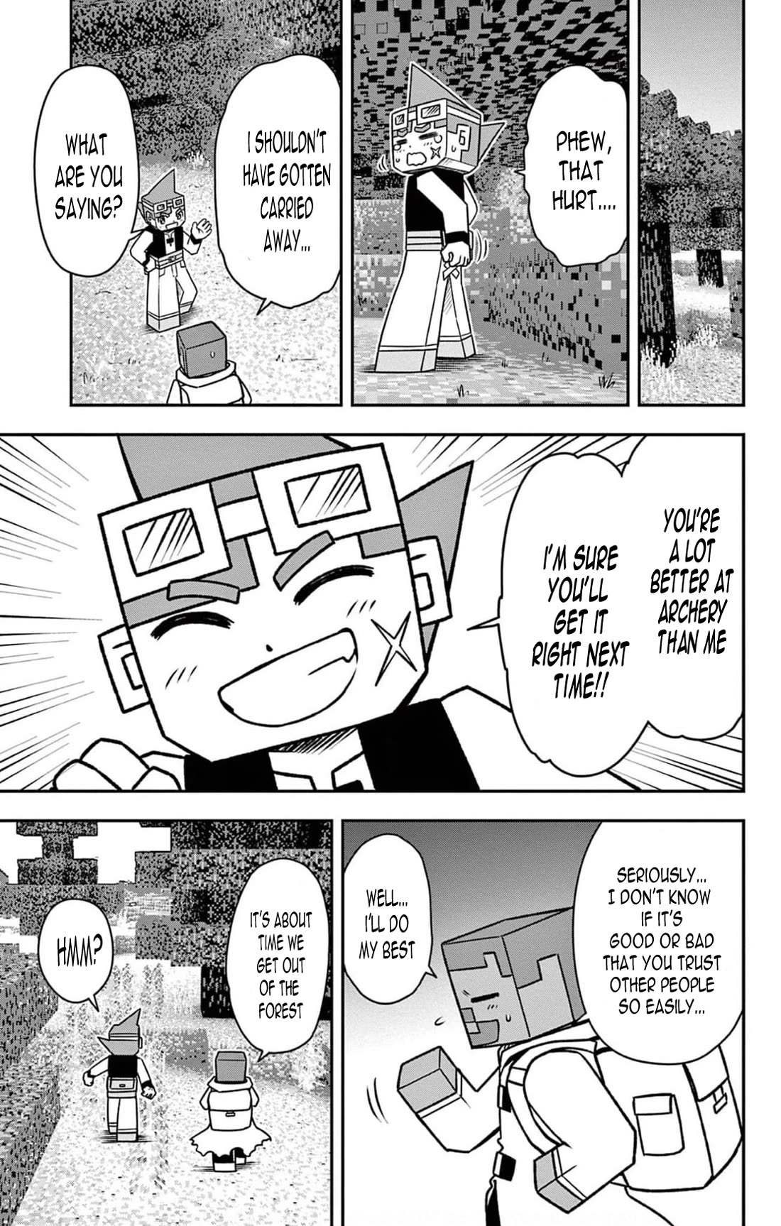 Minecraft: Journey to the World’s End Chapter 5 page 8 - Chapter 5: The dual wielding ninja's test of skill