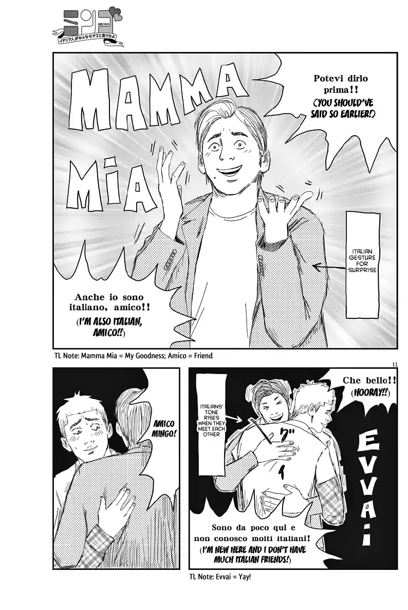 Mingo: Don't Think All Italians Are Popular Chapter 1 page 11 - Chapter 1: Numero 1: Mena-chan