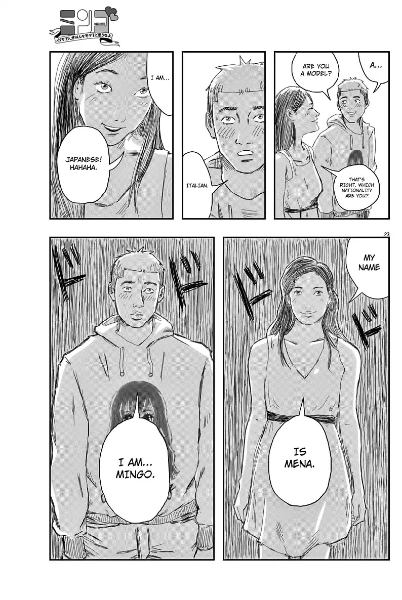 Mingo: Don't Think All Italians Are Popular Chapter 1 page 23 - Chapter 1: Numero 1: Mena-chan
