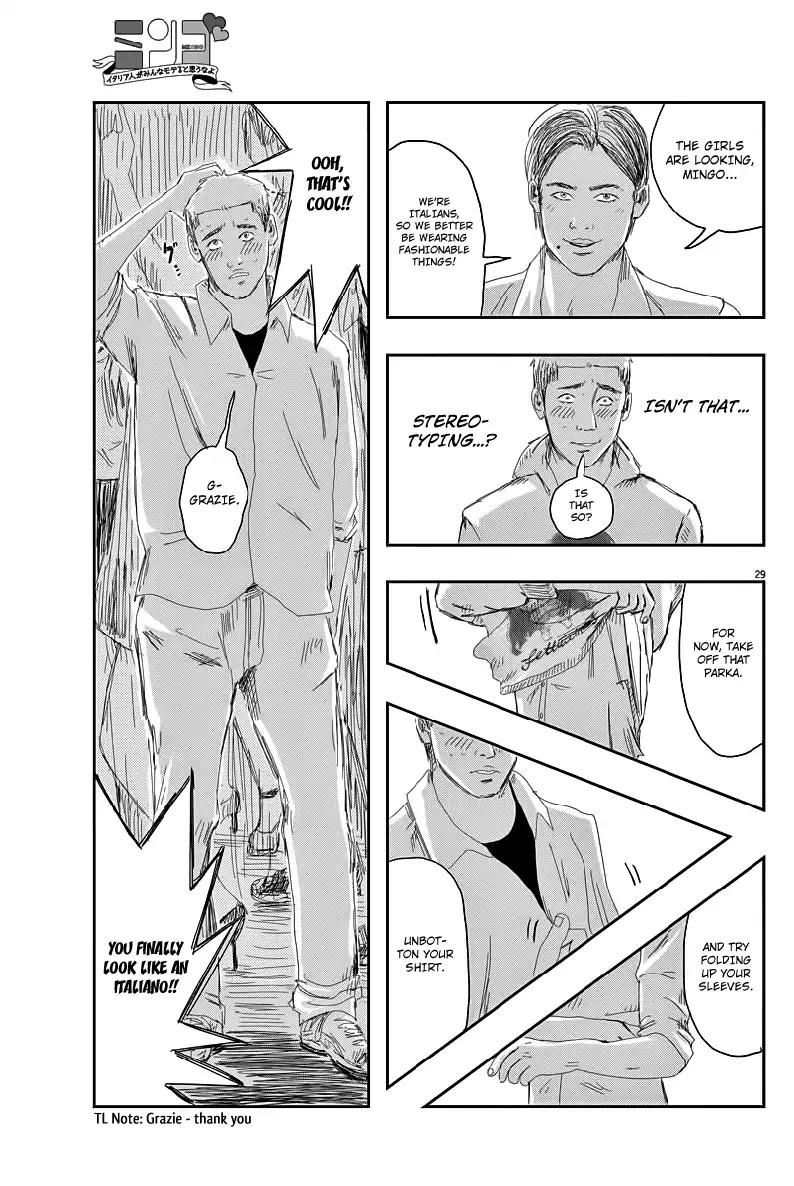 Mingo: Don't Think All Italians Are Popular Chapter 1 page 29 - Chapter 1: Numero 1: Mena-chan
