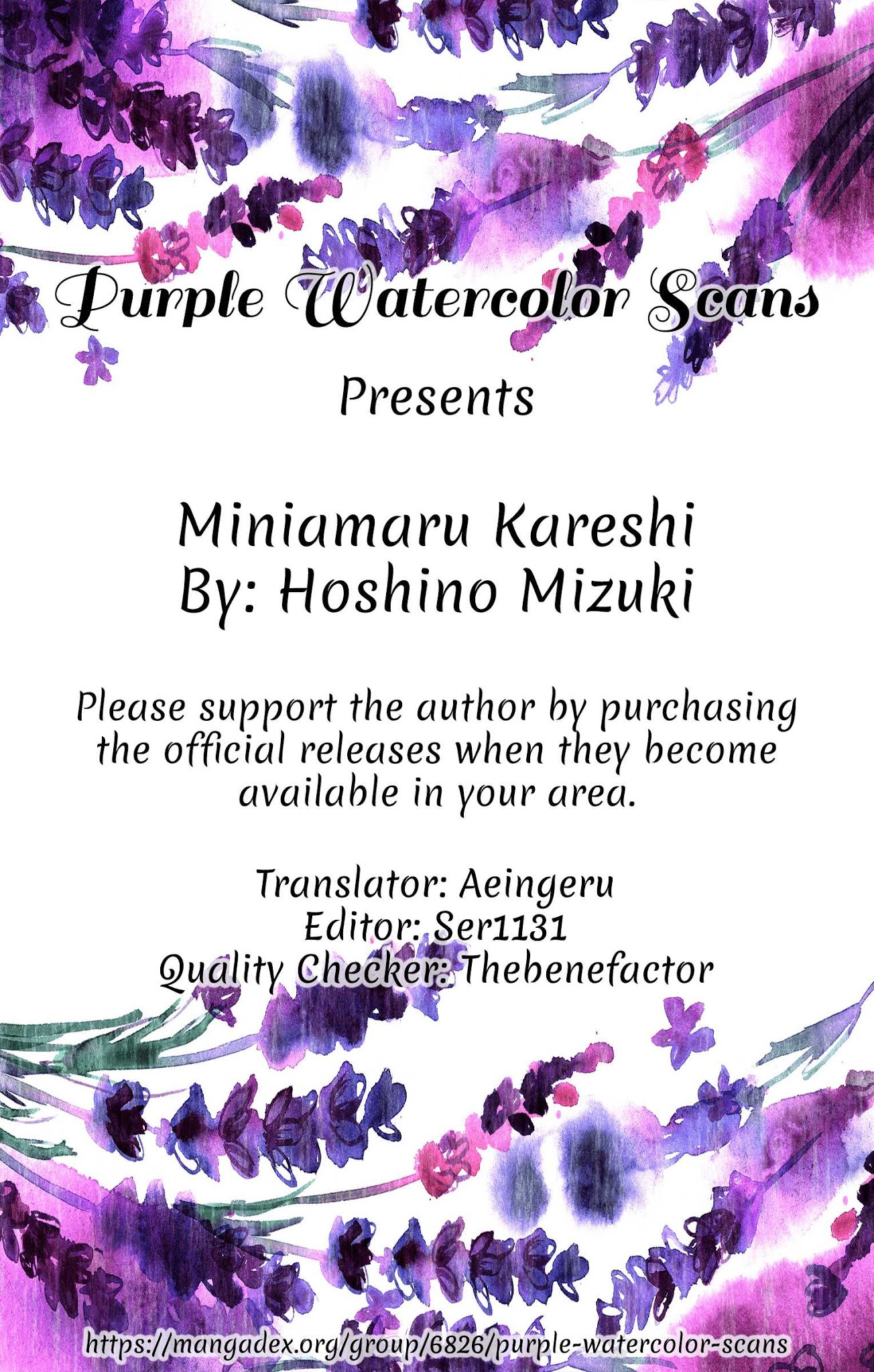 Miniamaru Kareshi Chapter 7 page 1 - Chapter 7