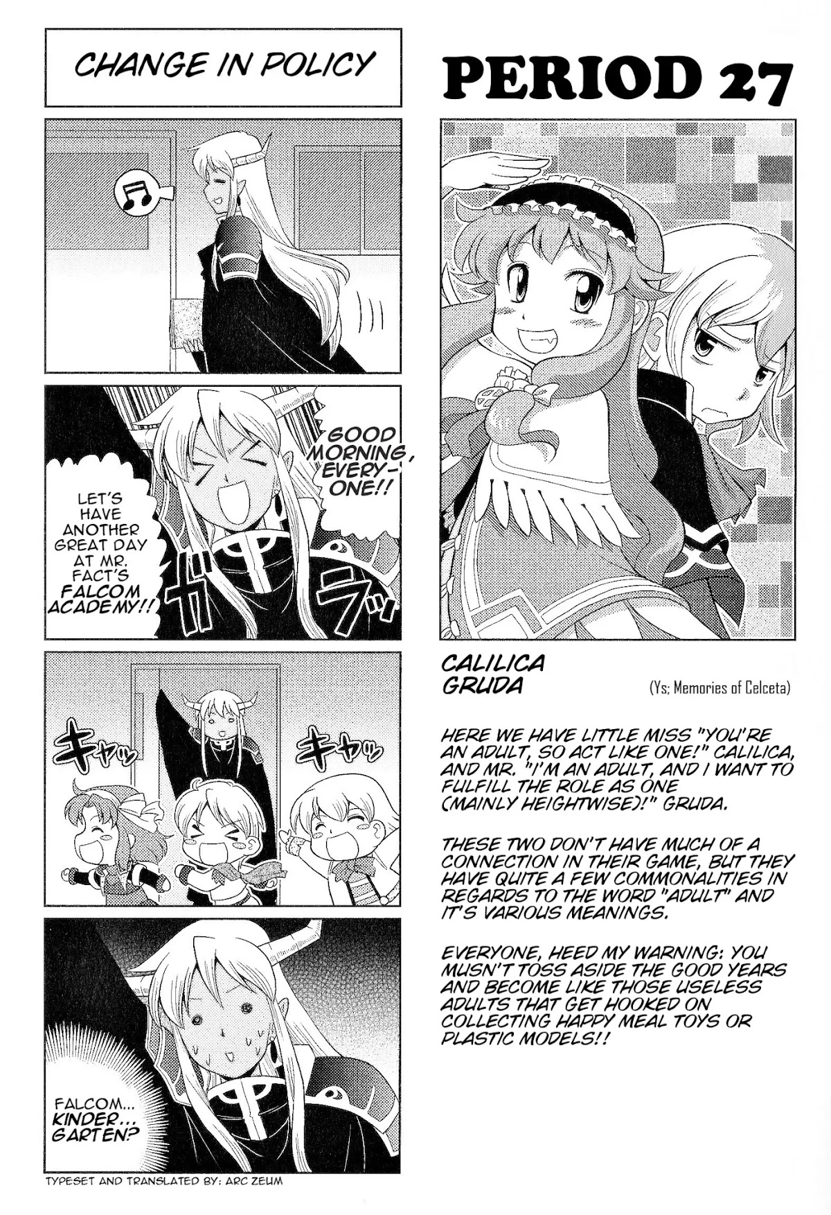 Minna Atsumare! Falcom Gakuen Chapter 34 page 1 - Chapter 34: Period 27