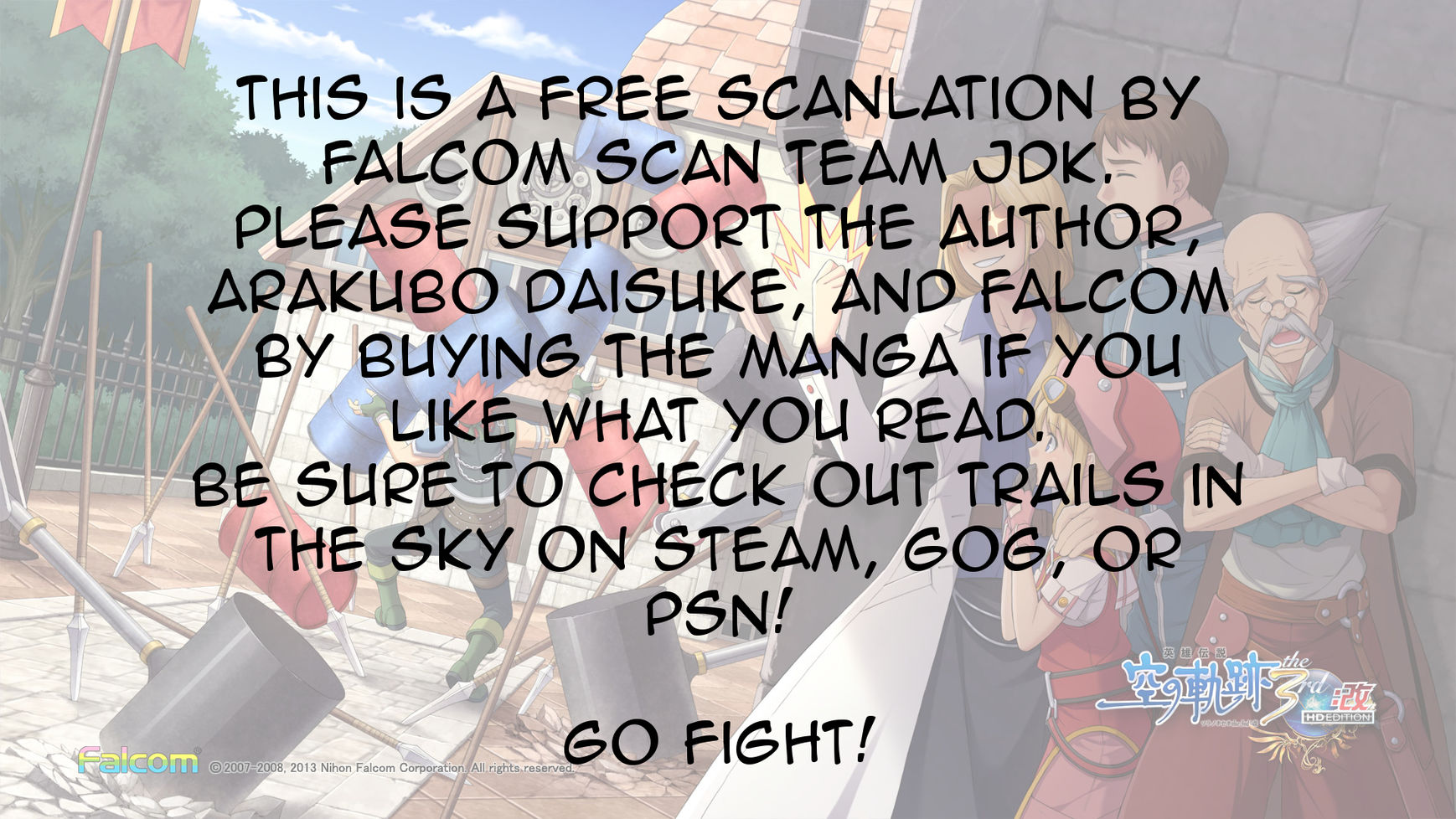 Minna Atsumare! Falcom Gakuen Chapter 8 page 5 - Chapter 8 : Eighth Period