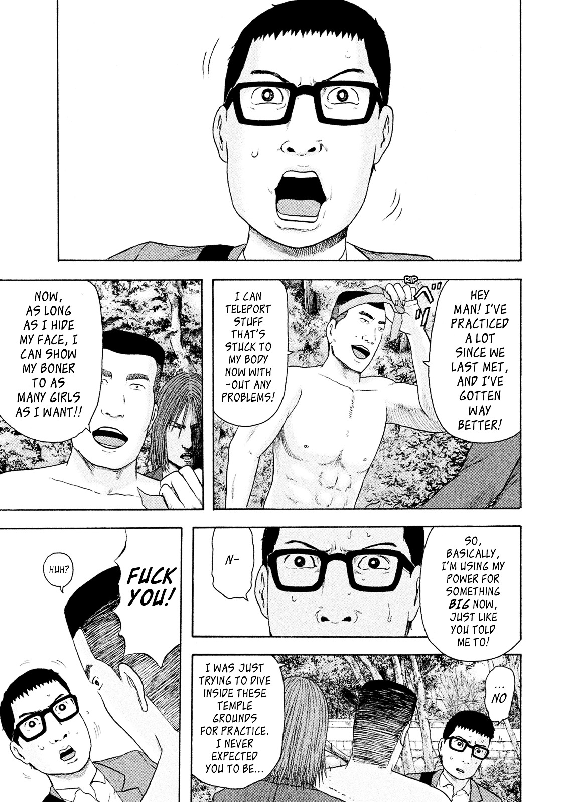 Minna! Esper da yo! Chapter 10 page 21 - Chapter 10 : The Human Crotch Supplementation Plan