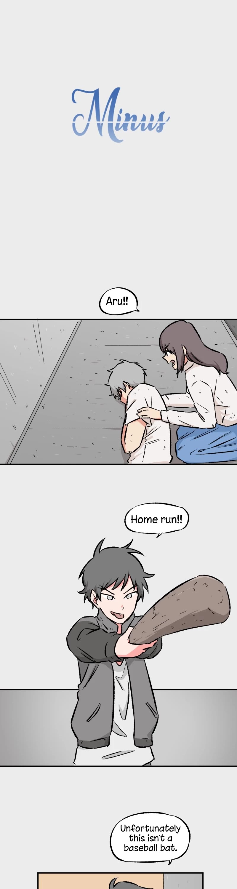 Minus (Egimugia) Chapter 28 page 1 - Chapter 28: Baseball