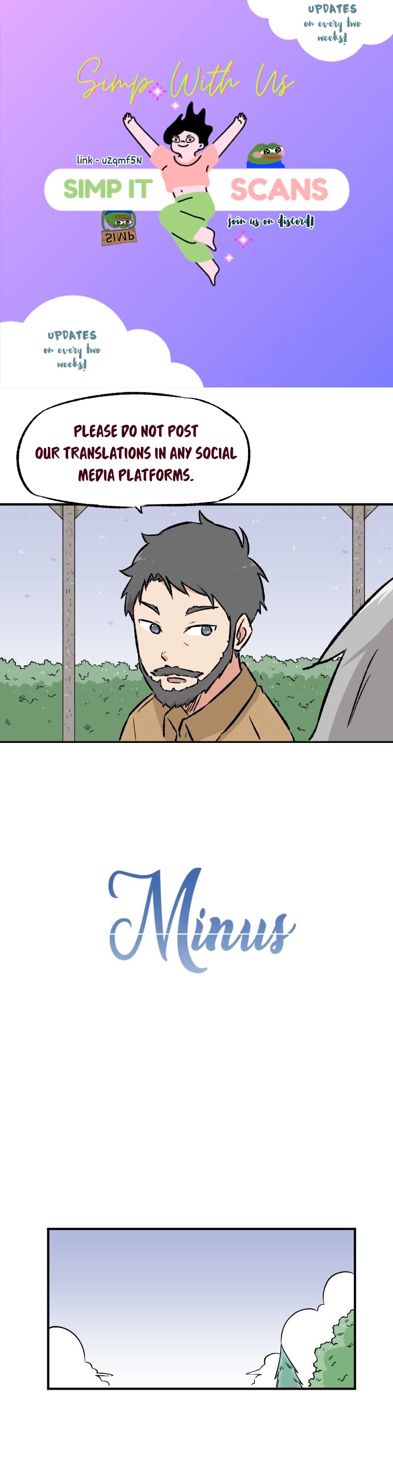 Minus (Egimugia) Chapter 3 page 1 - Chapter 3: Cat Distraction